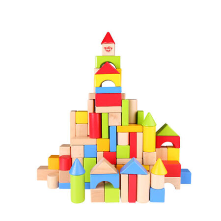Xin store Montessori Materials Wood Math Blocks Shape Sorter Number and Stacking Learning Toys 