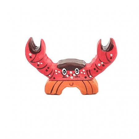 wooden crab toy