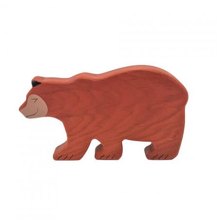 wooden bear toy