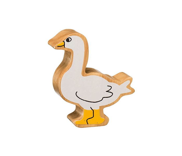 wooden goose animal toy