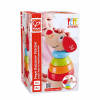 wooden dog stacking toy