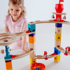 wooden marble run toy