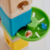 wooden marble run toy