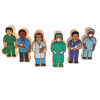 wooden hospital figures toy