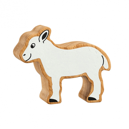wooden lamb animal toy