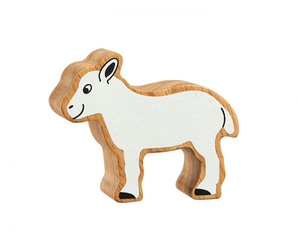 wooden lamb animal toy