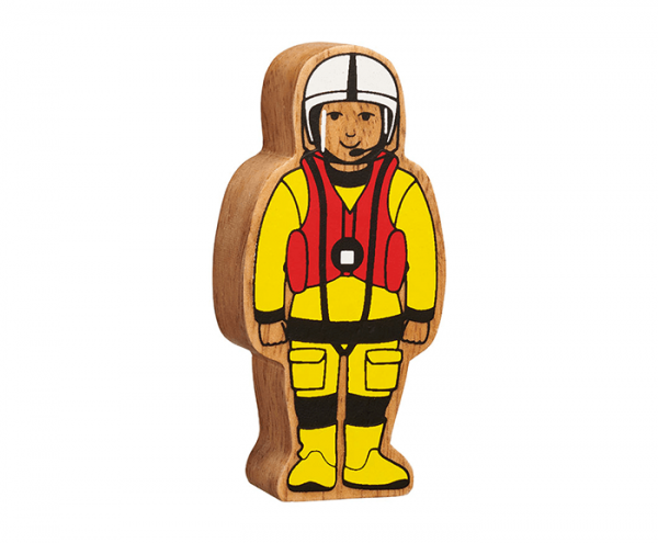 wooden sea rescue figure toy