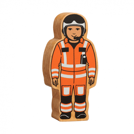 wooden air rescue figure toy