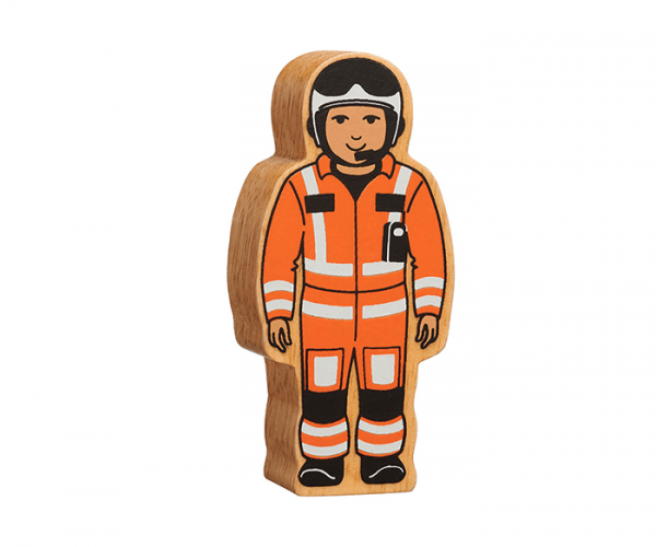 wooden air rescue figure toy