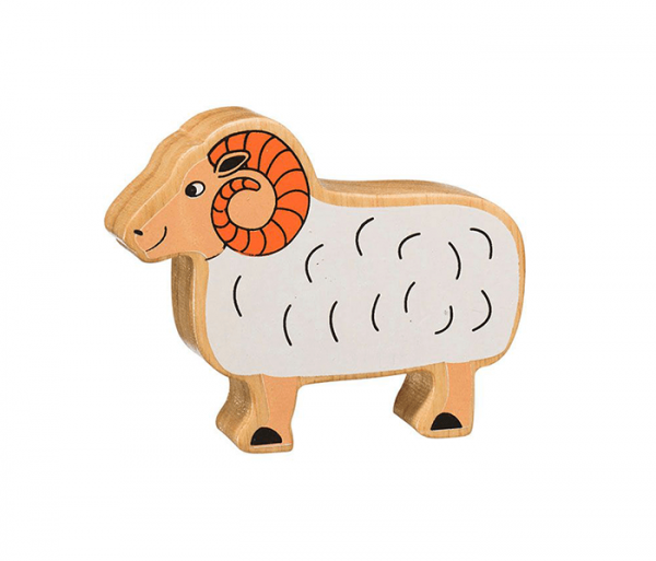 wooden ram animal toy