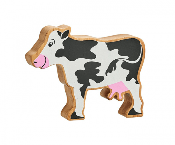 wooden cow animal toy