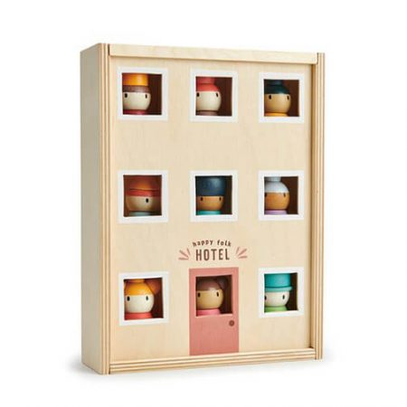 wooden hotel toy