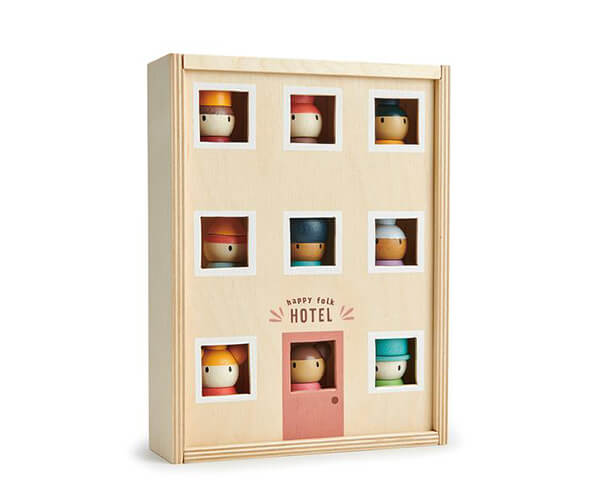 wooden hotel toy