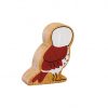 Wooden Brown Owl Toy - Image 2