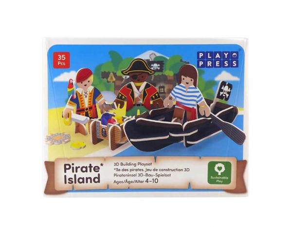 PlayPress Pirate Island Playset Packaged 800x copy - Wood Bee Nice - Children's Wooden Toys | Eco-Friendly Toys