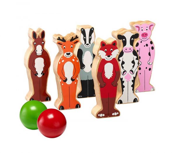 lanka kade wooden toy animal character painted skittles 1 - Wood Bee Nice - Children's Wooden Toys | Eco-Friendly Toys