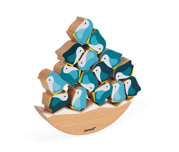 janod wwf penguin rocker - Wood Bee Nice - Children's Wooden Toys | Eco-Friendly Toys