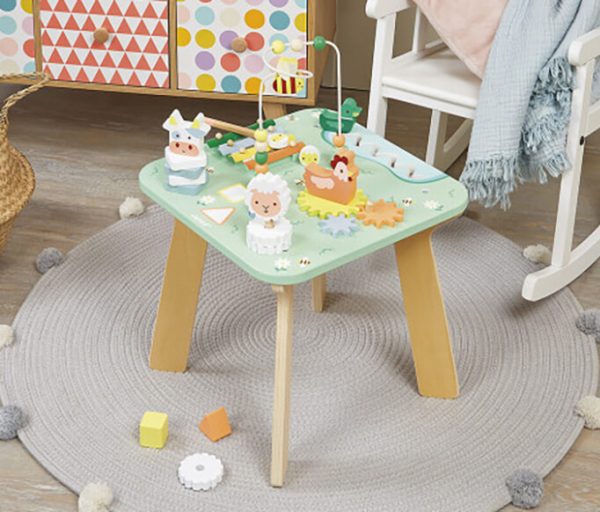 pretty meadow activity table wood 2 1 - Wood Bee Nice - Children's Wooden Toys | Eco-Friendly Toys