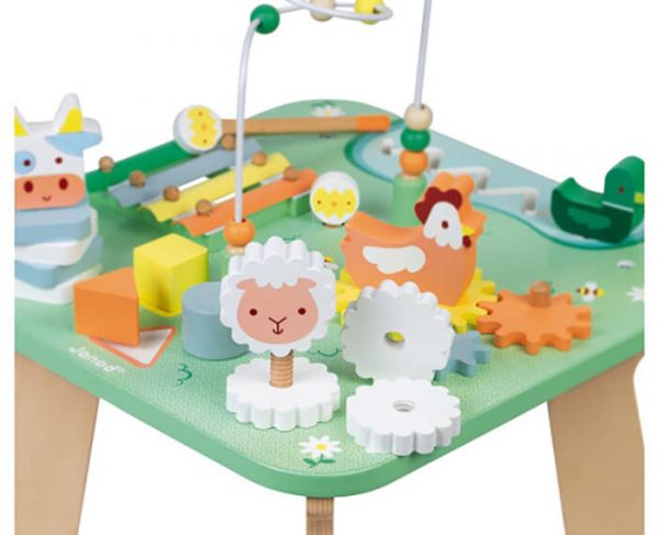 pretty meadow activity table wood 3 - Wood Bee Nice - Children's Wooden Toys | Eco-Friendly Toys