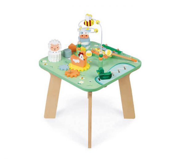 pretty meadow activity table wood - Wood Bee Nice - Children's Wooden Toys | Eco-Friendly Toys