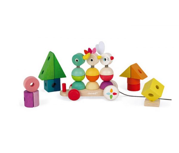 zigolos giant multicolour train 5 - Wood Bee Nice - Children's Wooden Toys | Eco-Friendly Toys