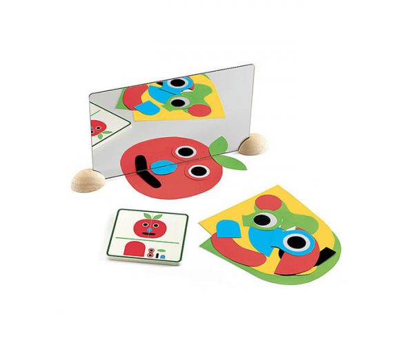 djeco ze mirror faces play with reflection creative toys 99491 zoom - Wood Bee Nice - Children's Wooden Toys | Eco-Friendly Toys