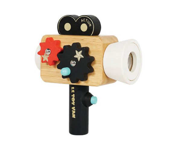 TV334 Hollywood Film Camera Stars Acting Wooden - Wood Bee Nice - Children's Wooden Toys | Eco-Friendly Toys