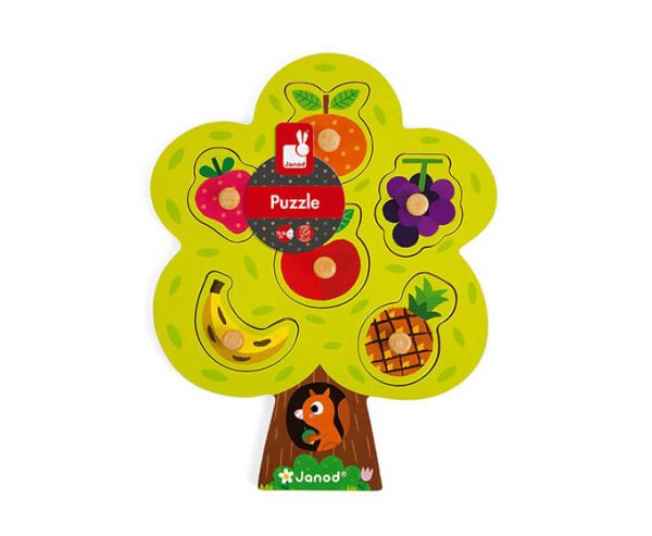 janod fruit tree puzzle - Wood Bee Nice - Children's Wooden Toys | Eco-Friendly Toys