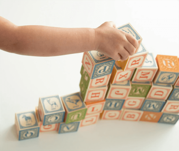 Classic ABC Wooden Blocks - Image 2