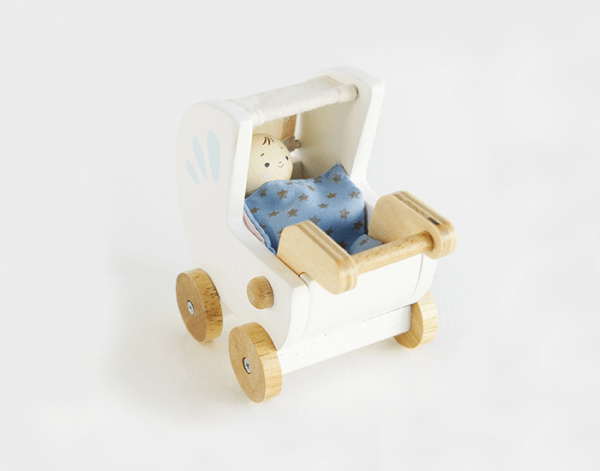 ME044 nursery set baby pushchair sleeping@2x 1 - Wood Bee Nice - Children's Wooden Toys | Eco-Friendly Toys