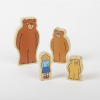 Goldilocks & the Three Bears Wooden Characters