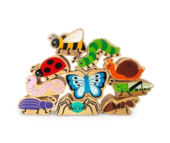 Ladybird Push Along - Giocattolo In Legno A Forma Di Coccinella Da Spingere Per Bambini - Alto 48 Cm, Fatto A Mano Con Perline Sonore - Design Classico Inglese