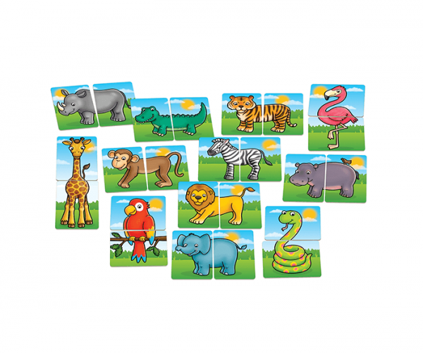058 Jungle Heads and Tails PACKSHOT WEB - Wood Bee Nice - Children's Wooden Toys | Eco-Friendly Toys
