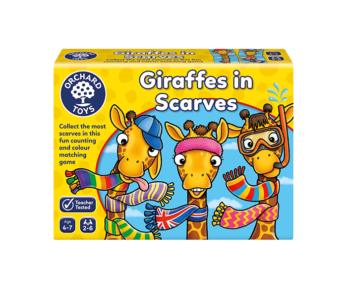 070 Giraffes in Scarves BOX WEB - Wood Bee Nice - Children's Wooden Toys | Eco-Friendly Toys