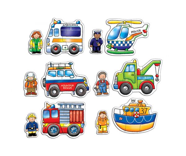 204 Rescue Squad Jigsaws WEB - Wood Bee Nice - Children's Wooden Toys | Eco-Friendly Toys