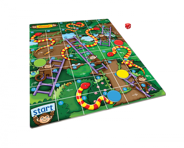 352 Jungle Snakes and Ladders Packshot WEB - Wood Bee Nice - Children's Wooden Toys | Eco-Friendly Toys
