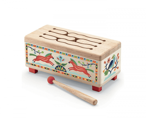 djeco animambo wooden drum - Wood Bee Nice - Children's Wooden Toys | Eco-Friendly Toys