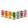 Wooden Rainbow Fairies Playset - 7 Figures - Image 2