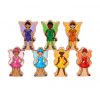 Wooden Rainbow Fairies Playset - 7 Figures