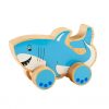 Wooden Shark Push Along Toy
