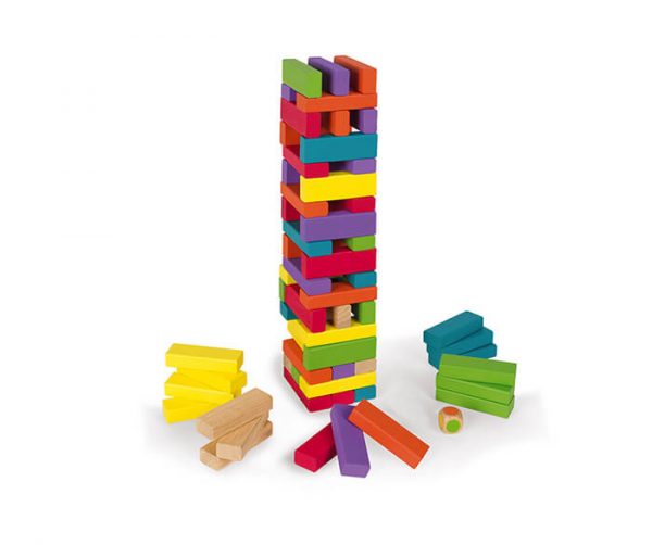 balancing game equilibloc color wood 2 1 - Wood Bee Nice - Children's Wooden Toys | Eco-Friendly Toys