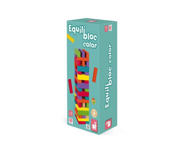 balancing game equilibloc color wood - Wood Bee Nice - Children's Wooden Toys | Eco-Friendly Toys