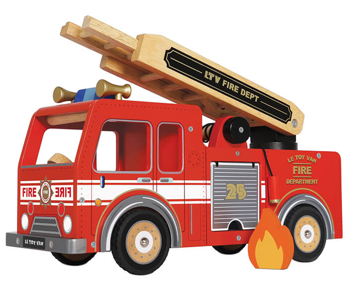TV427 fire engine roleplay wooden emergancy - Wood Bee Nice - Children's Wooden Toys | Eco-Friendly Toys