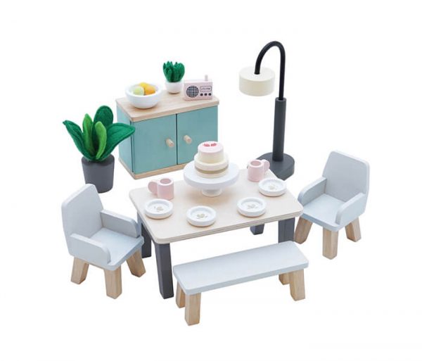ME056C daisylane dining room dining dolls house - Wood Bee Nice - Children's Wooden Toys | Eco-Friendly Toys