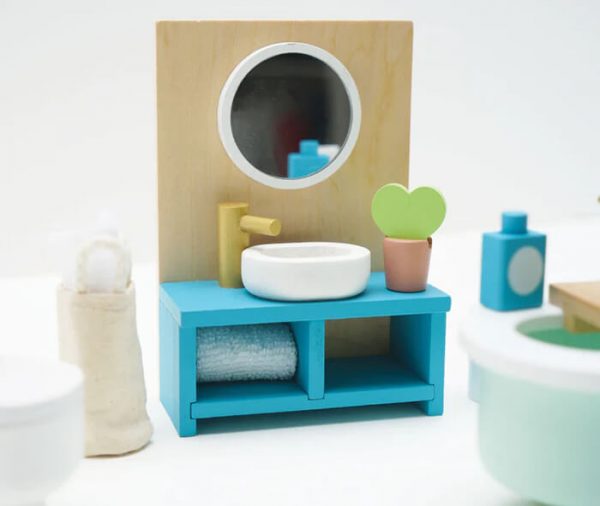 ME060C daisylane bathroom sink and mirror vanity - Wood Bee Nice - Children's Wooden Toys | Eco-Friendly Toys