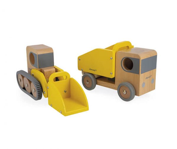 bolid dump truck and bulldozer 4 - Wood Bee Nice - Children's Wooden Toys | Eco-Friendly Toys