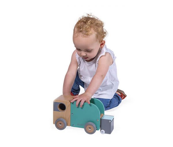 bolid recycling truck 2 - Wood Bee Nice - Children's Wooden Toys | Eco-Friendly Toys