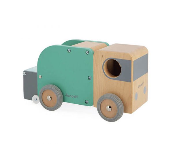 bolid recycling truck - Wood Bee Nice - Children's Wooden Toys | Eco-Friendly Toys