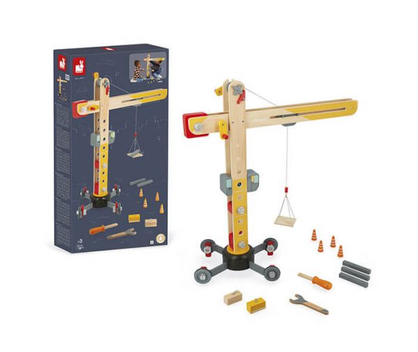 large crane 6 - Wood Bee Nice - Children's Wooden Toys | Eco-Friendly Toys