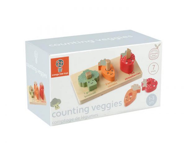 PACKAGING COUNTING VEGGIES 1 - Wood Bee Nice - Children's Wooden Toys | Eco-Friendly Toys